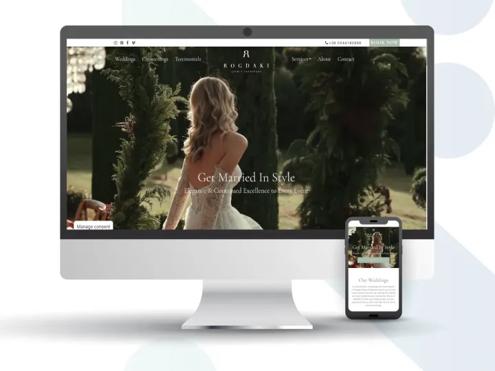Κατασκευή ιστοσελίδας Rogdaki Events - Web Nectus
