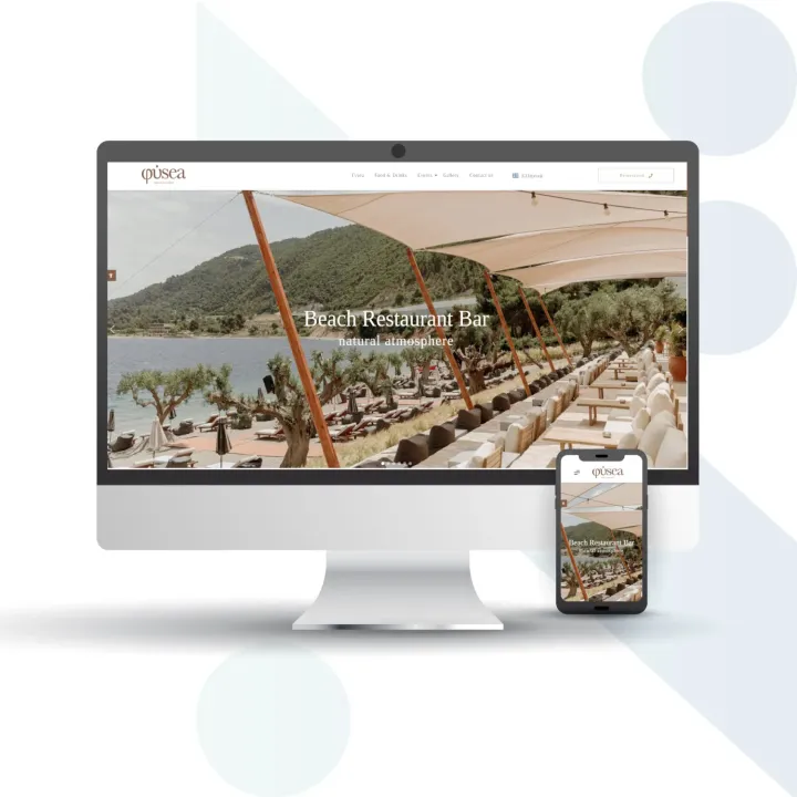 Κατασκευή ιστοσελίδας για το Φύsea beach bar restaurant